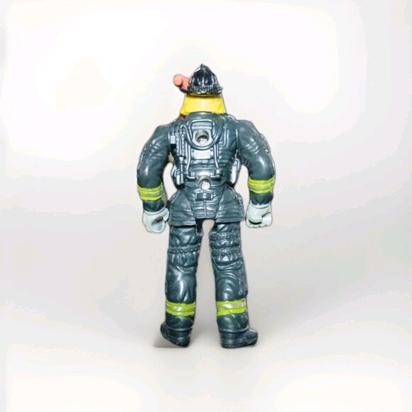 Chap Mei Fire Squad Fireman Firefighter 4" Action Figure - Picture 3 of 3